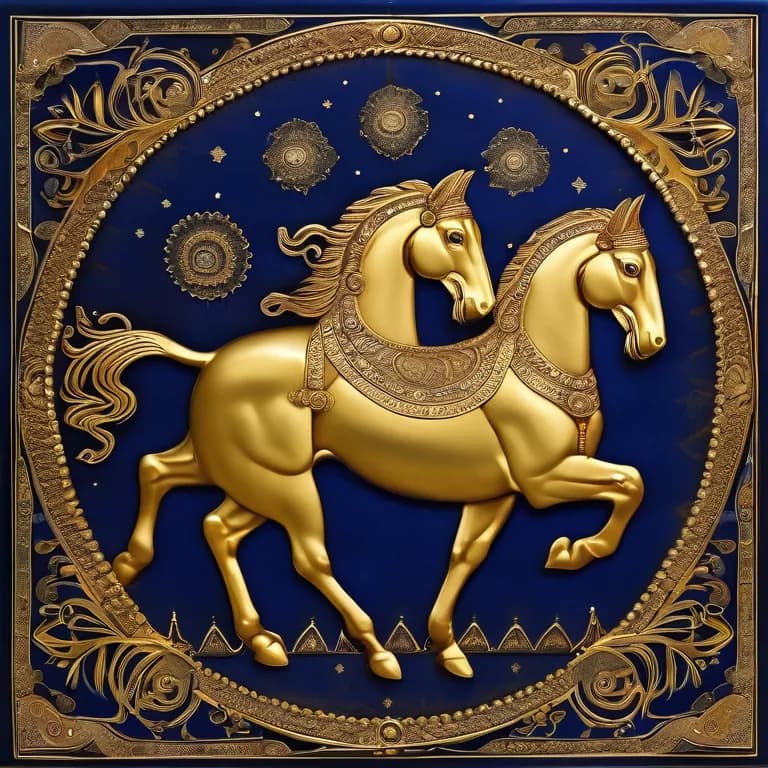 Ashwini nakshatra deity art