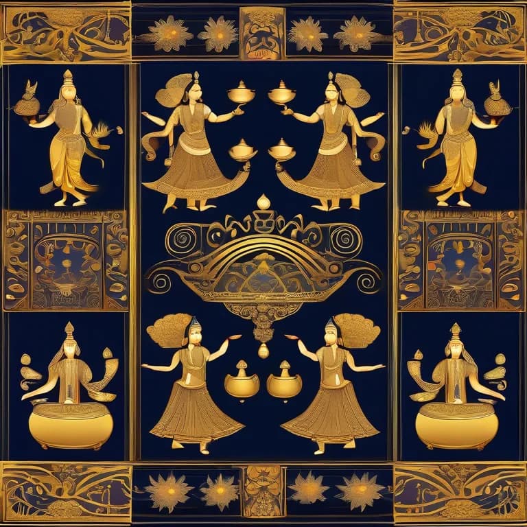 Dhanishta nakshatra deity art