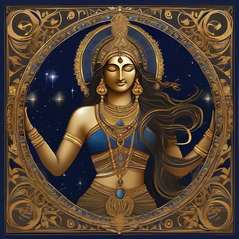 Mula nakshatra deity art