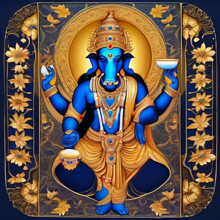 Pushya nakshatra deity art