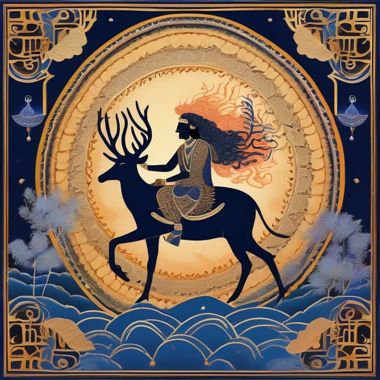 Swati nakshatra deity art
