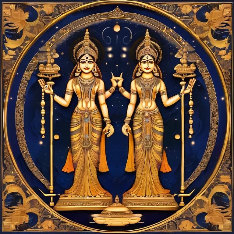 Vishakha nakshatra deity art