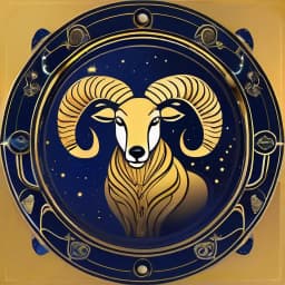 Aries zodiac symbol