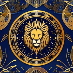 Leo zodiac symbol